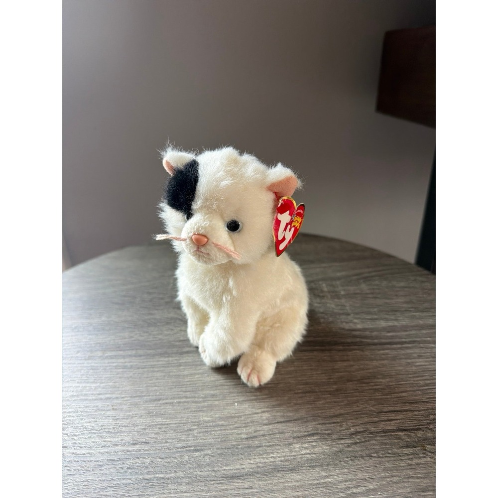 Ty Plush Beanie Baby - Delilah (White Cat) 2004 With Tag